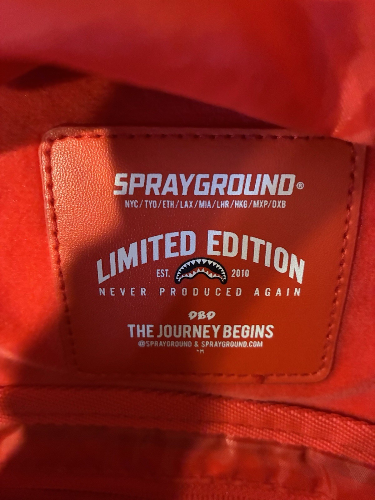 Sprayground Limited Edition Tri Split Graffiti Mu… - image 8