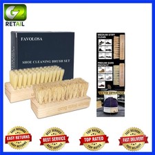 Soft  Medium Bristle Shoe Cleaning Brush Set - Essential for Sneaker Care