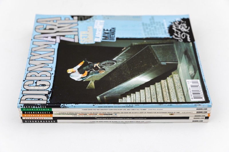 DIG BMX Magazine Lot of 6 2007-2012 + Verde 2011 Dealer Catalog