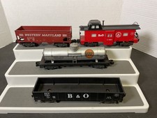 American Flyer S Gauge Caboose And Train Freight Car LOT