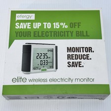 Efergy Elite Classic Wireless Home Energy Monitor Unused Open Box