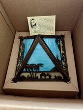 Rare original Tiffany Meyda table Lamp NEW in original packaging box mint cond.