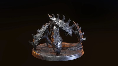 Crawler King - The Lodge of the Wasted - Dragon Trapper's Lodge Wargaming D&D Dn