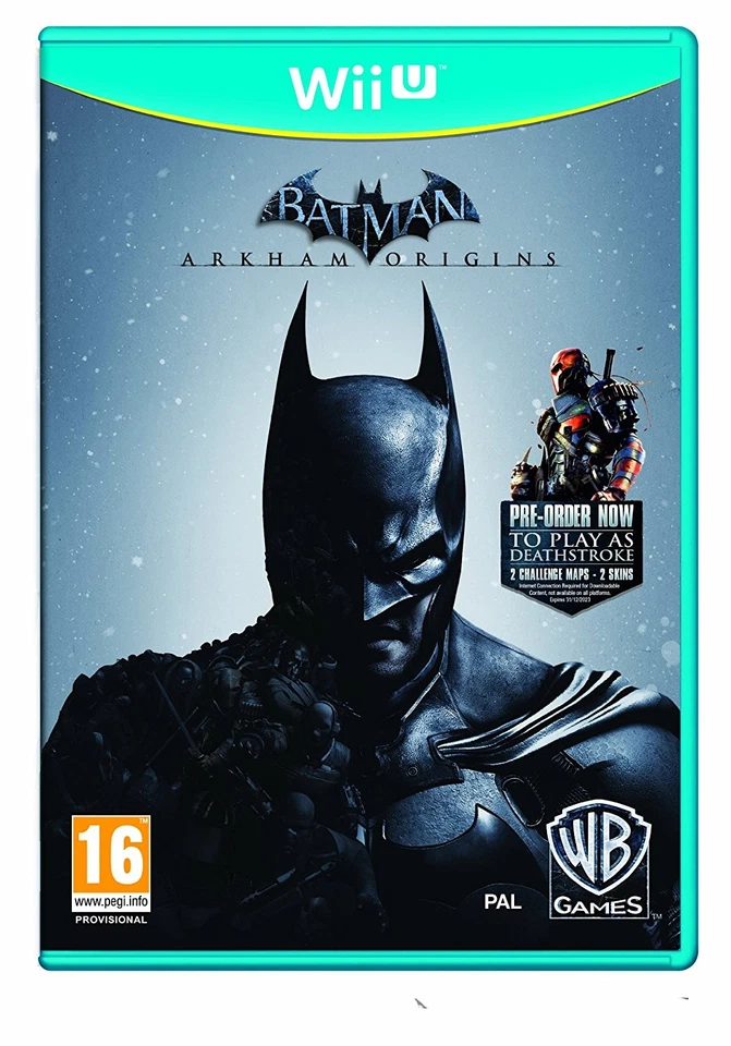 BATMAN ARKHAM ORIGINS NINTENDO WII U WIIU PAL ESPAÑA