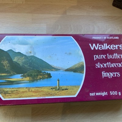Walkers Pure Butter Shortbread Fingers leere Metalldose