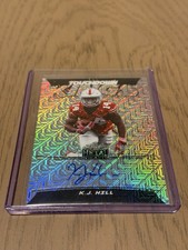 2020 Leaf Metal Draft K.J. HILL TD Kings Silver Mojo Prismatic Autograph 26/40