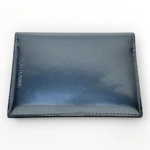 Dior HOMME Porte Carte Portefeuille Argent Authentique Femme D:0,39” H:3,15” L:4,33” 9663