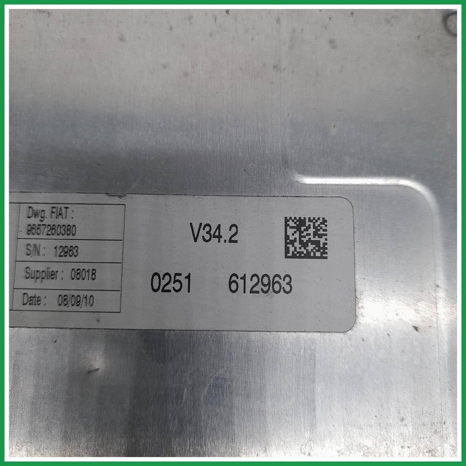 Centralina Motore Iniezione ECU Valeo Fiat Qubo 9666624380 2008 2016 Usato  - Immagine 3 di 4