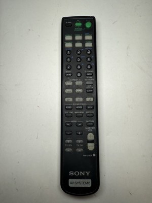 Genuine Sony Model RM-U306 Remote Control Av System 2 OEM Tested Works Fast Ship