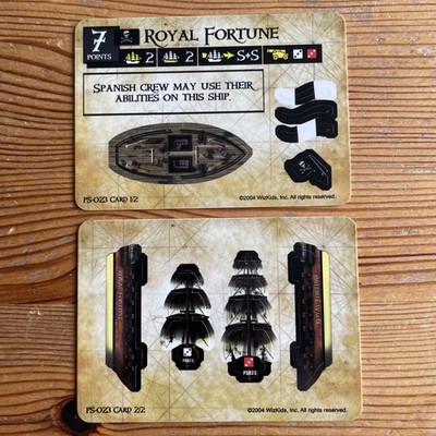 Pirates of the Spanish Main - Royal Fortune (Piraten) 2 Karten PS-023 - Common