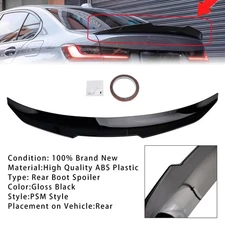Gloss Black Rear Boot Spoiler For BMW 3 Series G20 G80 19-25 PSM Style