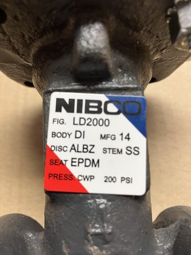 Valvola a saracinesca EDPM in ferro duttile NIBCO modello LD2000 ALBZ stelo inox 200 PSI - Foto 7 di 11