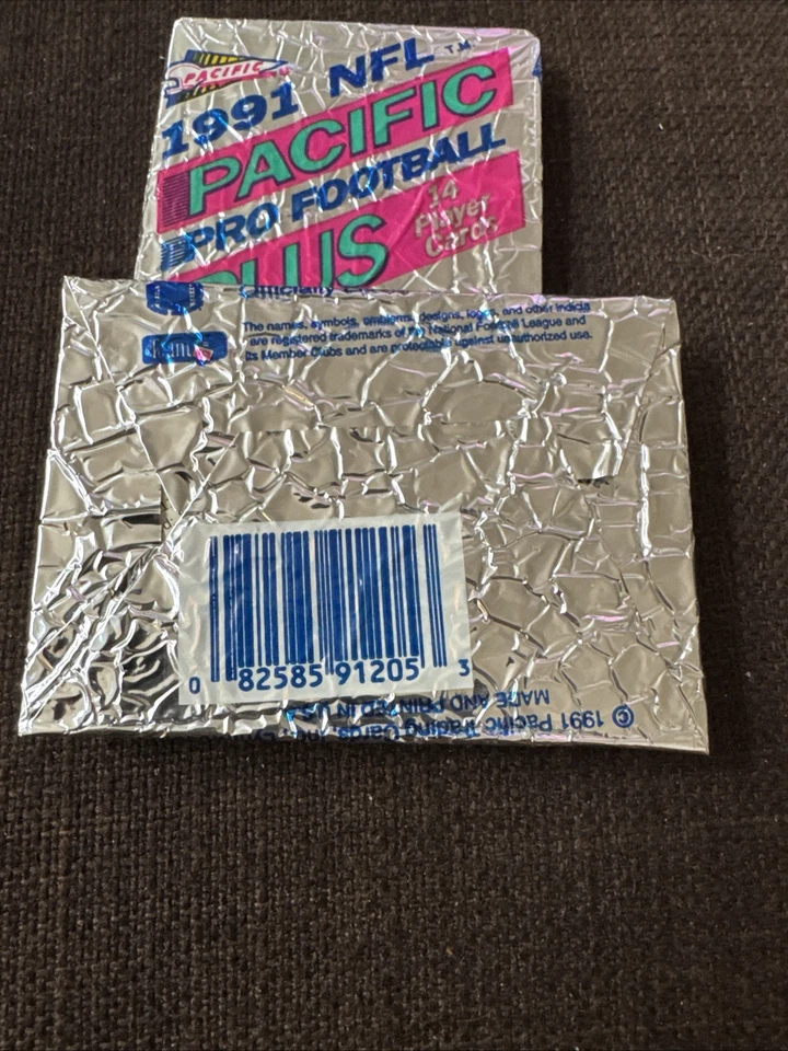 Pacific Plus Premier Edition 1991 fútbol americano profesional NFL sellado alto brillo paquetes de 10  Foto 3 de 3