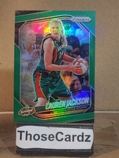 2025 Panini Prizm WNBA Green Prizm #91 Lauren Jackson