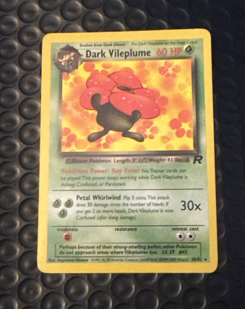 Dark Vileplume 30/82 Team Rocket Regular