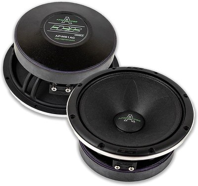 2x Deaf Bonce AP-M61AC 6.5'' Mid Range Car Stereo Speakers Pro Audio Midrange NEW