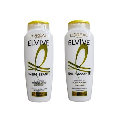 L'Oreal Elvive Energizzante Shampoo Purificante 250ml 2er Pack