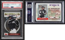 2020 Topps Finest Flashbacks Luis Robert #59 PSA 9 MINT Rookie RC