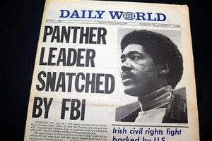 BOBBY SEALE Black Power Panther Party Marxist Revolutionary ARREST '69 Newspaper