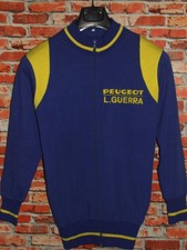 Maillot Cycliste Vintage – USCPCA Paris Peugeot PSA Asnières – Bleu – Taille XL