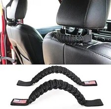 Front Headrest Grab Handles for Auto Car Trucks SUV Off R Color: US Flag Black