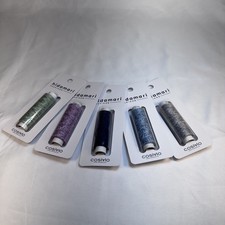 Sashiko Thread - HIDAMARI - MULTI-COLORS - MEDIUM Weight 100 Cotton BRAND NEW