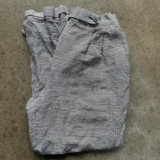 Vintage Liz Claiborne Collection Houndstooth Tapered Waist 25" Pants
