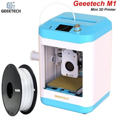 Geeetech M1 Mini 3D Drucker Schnelles Drucken 100*110*100MM + 0.5kg PLA Filament