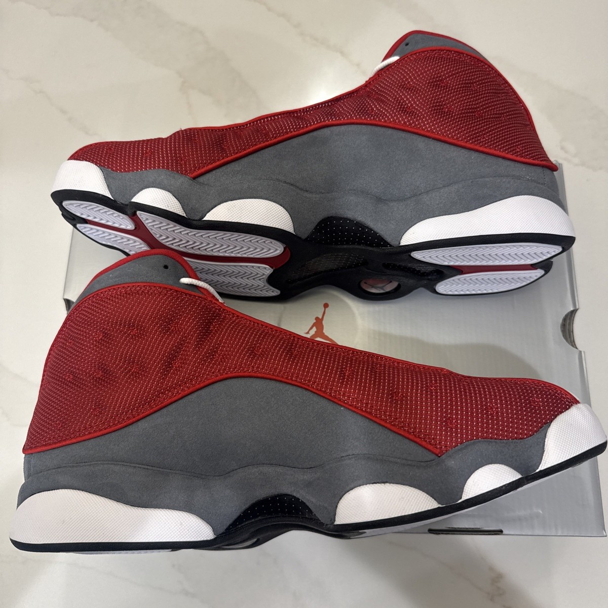 Nike Air Jordan 13 Retro Gym Red Flint Gray Sz 10 US 43 Eur DJ5982-600 Red Jordan 13 Retro Gym Red Flint Grey - Size 10- Nike Air  main image 3