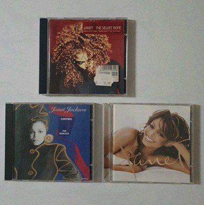 Janet Jackson CDs, All for you, The Velvet Rope,  Control the Remixes