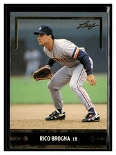 1991 Leaf #BC11 Rico Brogna Gold Rookies