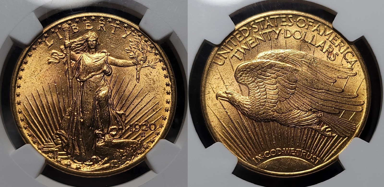 1920 $20 MS64+ NGC