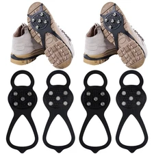 WBCBEC 2 Pairs Non Slip Gripper Spike Ice Traction Cleats Walk Traction Cleat...