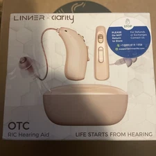Linner Clarity OTC Rechargeable Hearing Aids - New Sealed