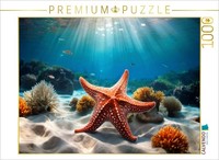 Puzzle Calvendo ÉToile De Mer Dans La Mer Bleue | 1000 PièCes, Format Assemblé 6
