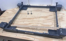 SHOP FOX D2057A ADJUSTABLE MOBILE BASE CHARCOAL GREY HEAVY DUTY MACHINE STAND