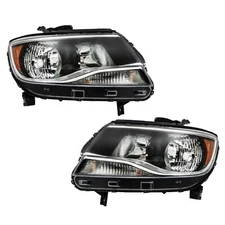 Silscvtt RH + LH Side For Chevy Colorado 2015-2022 Headlights Assembly Halogen