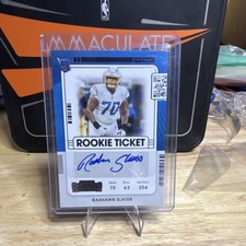 2021 Panini Contenders Rookie Ticket Rashawn Slater #147 Autographed Chargers