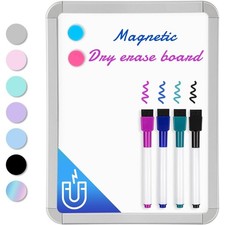 Small Dry Erase Whiteboard, 8.5 x 11 Inches White Board for , Students,