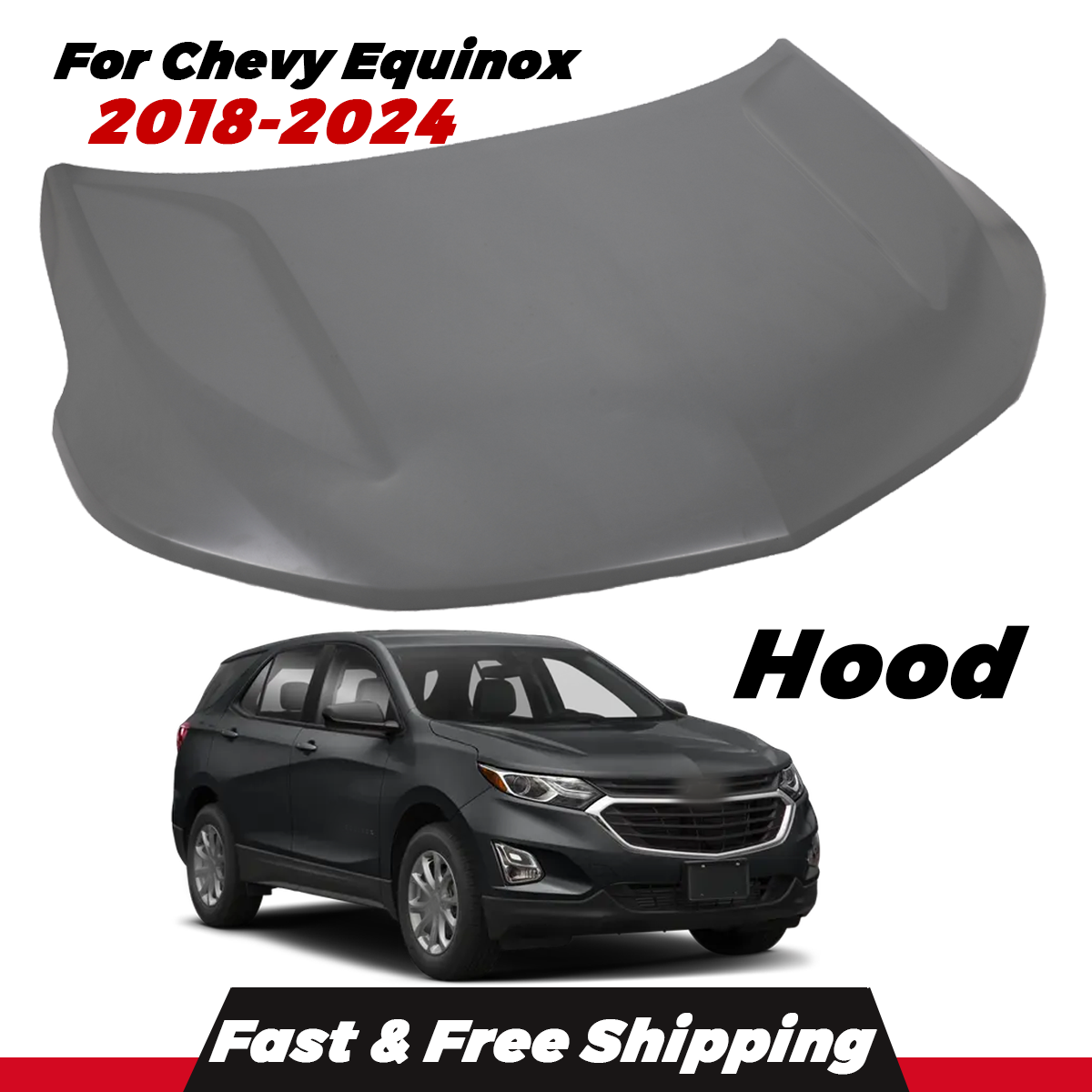 Steel Hood For Chevrolet Equinox 2018-2024 GM1230460