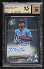 2017 Bowman Chrome Prospect Auto Khalil Lee #CPA-KL BGS 9.5 GEM MINT Auto 0a2