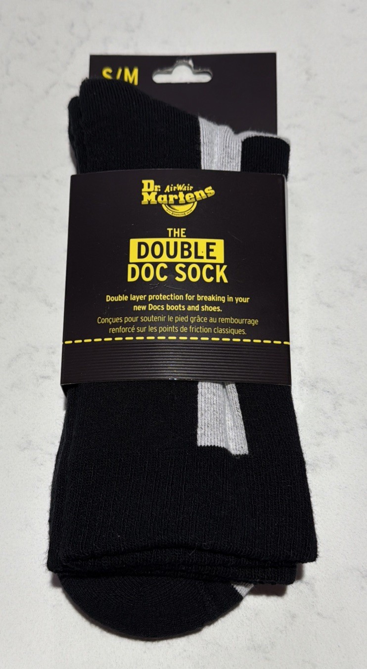 Dr. Martens The Double Doc Sock Small Medium Large Unisex Athletic Logo thumbnail 16