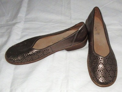Jenny by ara ''Luftpolster'' Damen Ballerina /  Slipper  -bronze- Gr. 6 = Gr. 39H