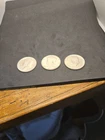 Lot Of Three Randomly Picked Kennedy Half Dollars 90 % Silver