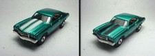 1970 CHEVELLE 2 CANDY GREEN BODIES. WHITE  BLACK STRIPES. LIQUIDATION SALE  