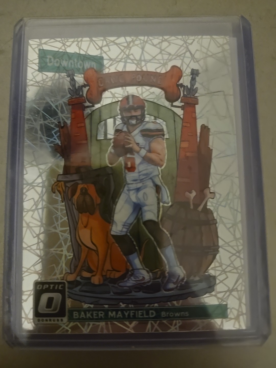 2018 Donruss Optic - Downtown Baker Mayfield #DT-12 (RC)