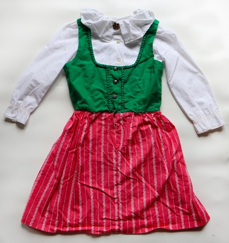 Original ISOLA ERZEUGNIS Girls Dirndl Dress and Top About Size 10 Oktoberfest