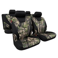 Full Set Car Seat Covers Airflow Mesh Camo Canvas For Toyota Tacoma Crew Cab