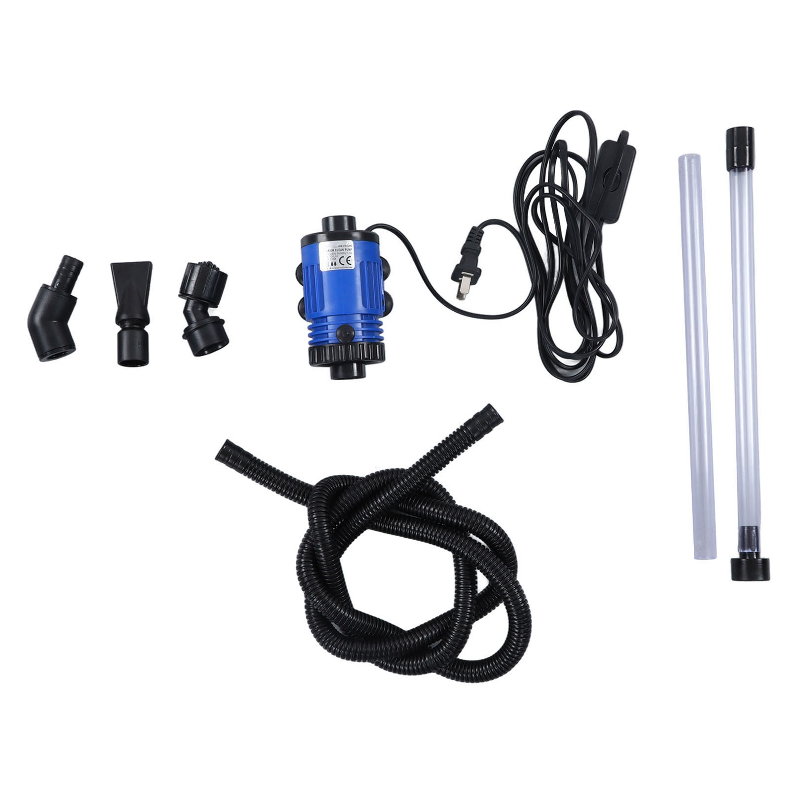10W Aquarium Gravel Cleaner Electric Automatic Vacuum Water Changer Sand Algae