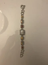 Vintage Main Line Time Sterling Silver Multi Color Watch New No Box 